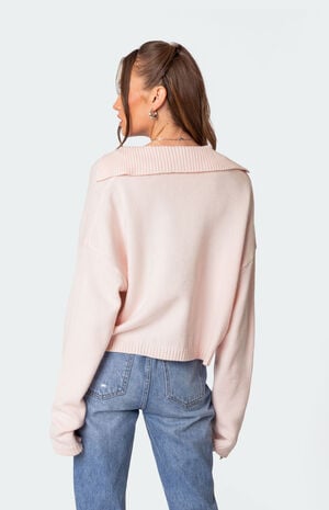 Marcie Oversized Cropped Sweater image number 5
