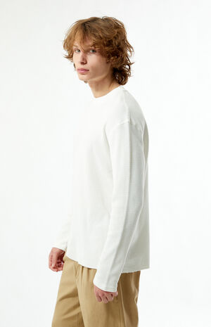 Classic Waffle Knit Long Sleeve T-Shirt image number 3