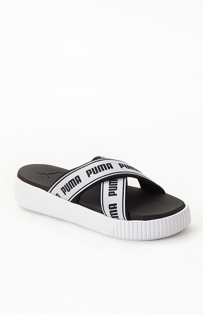 Puma women's platform slide sandals on sale