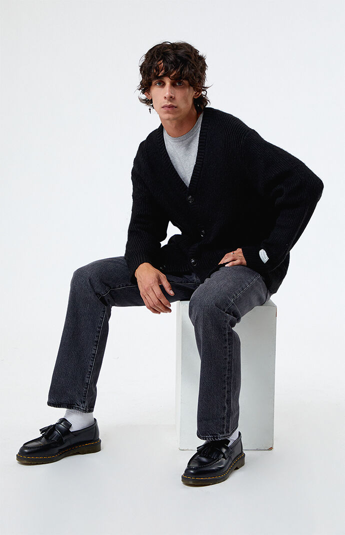 GUESS Originals Label Cardigan PacSun