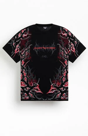 Black Chaos Protocol Acot T-Shirt image number 1