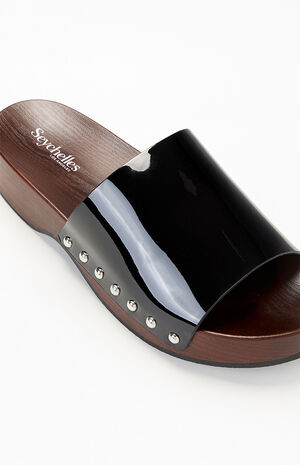 Women's Fantasy Patent Leather Slide Sandals image number 6