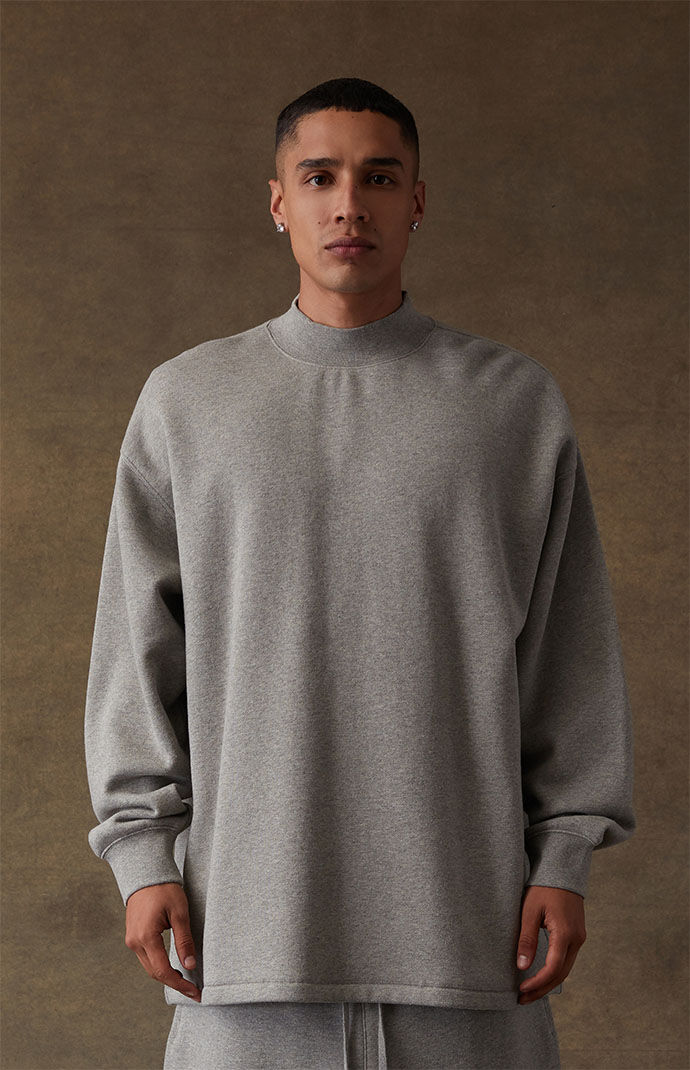 Essentials oatmeal 2025 crew neck sweatshirt