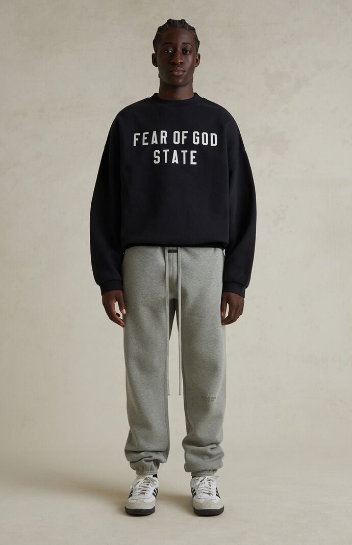 Fear of God ESSENTIALS Concrete Heather Core Fleece Vintage