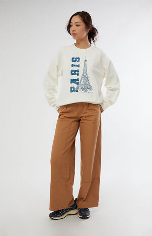 Paris Sketch Crew Neck Sweatshirt image number 4