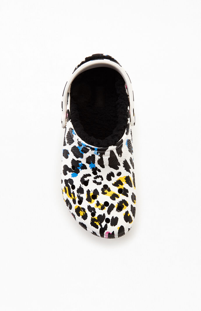 Classic Lined Animal Print Clogs