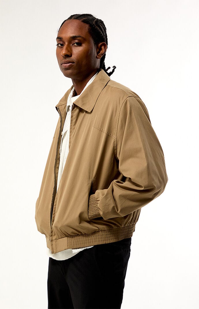Pacsun Soft Brushed Canvas Zip Jacket