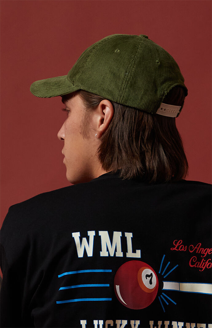 WISH ME LUCK Driver Corduroy Snapback Hat