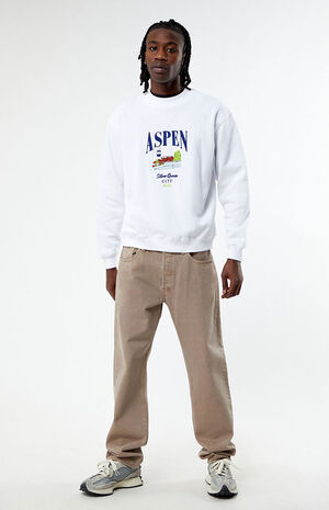 Aspen Embroidered Crew Neck Sweatshirt image number 3