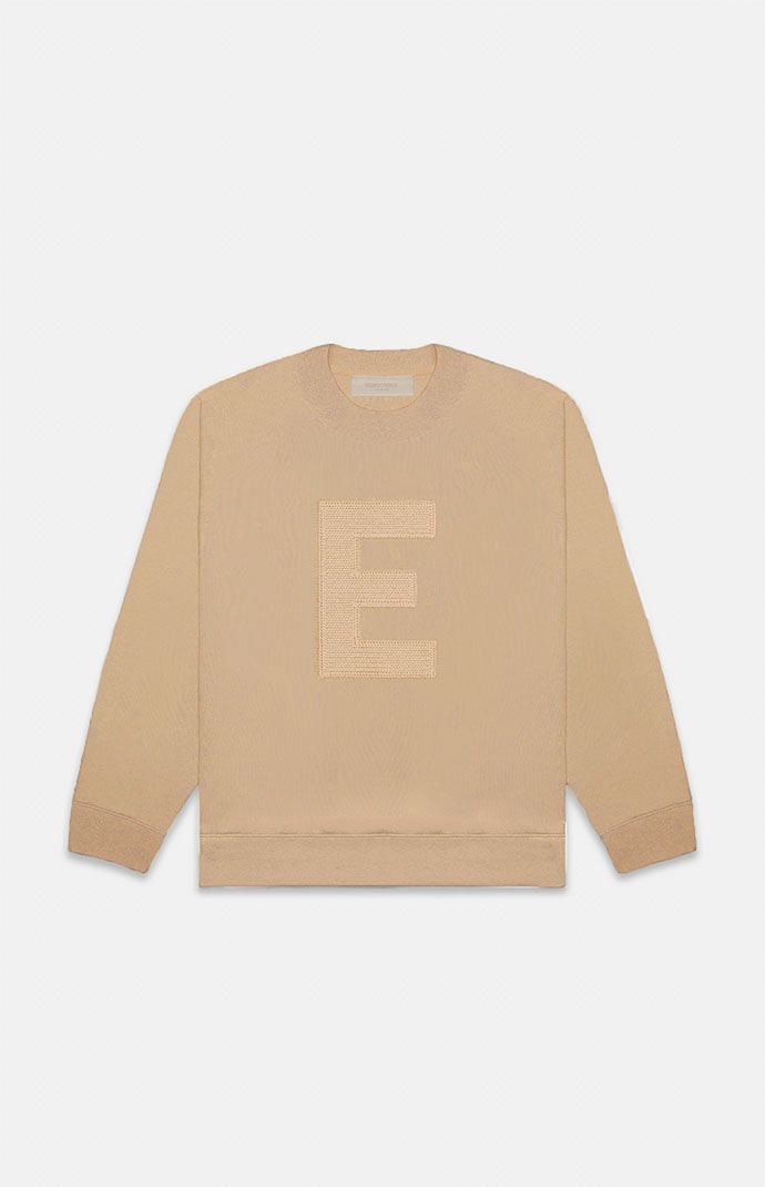 피오갓 에센셜 Fear Of God Kids Sand Crew Neck Sweatshirt