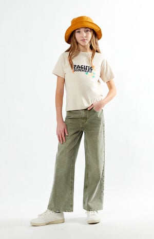 Olive Baggy Jeans image number 2