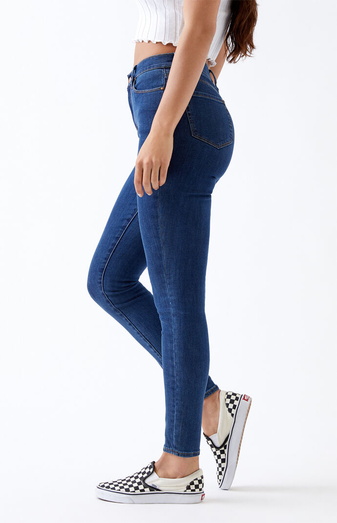 Ashlyn Blue Super High Waisted Jeggings