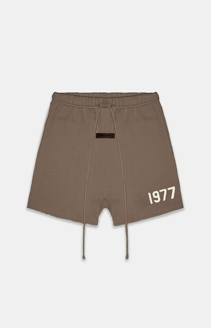 Essentials Fear Of God Kids Wood Sweat Shorts | PacSun 『ペンと箸』 FOG ESSENTIALS SHORTS SWEAT GRAPHIC ショートパンツ