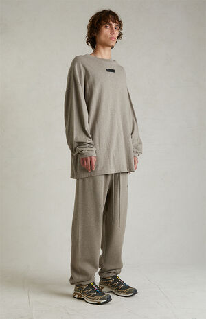 Heather Grey Long Sleeve T-Shirt image number 6