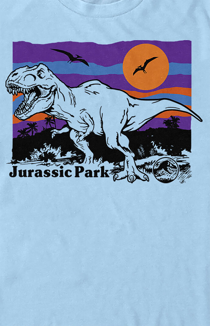 Jurassic Park Sunset Logo T-Shirt