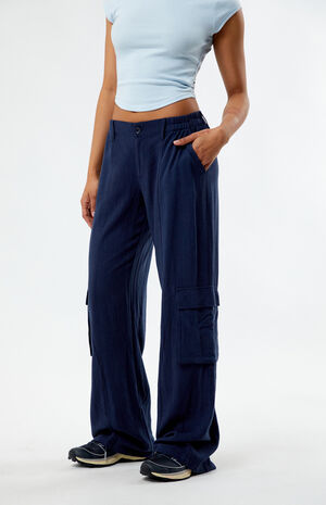 Linen Cargo Pants image number 3