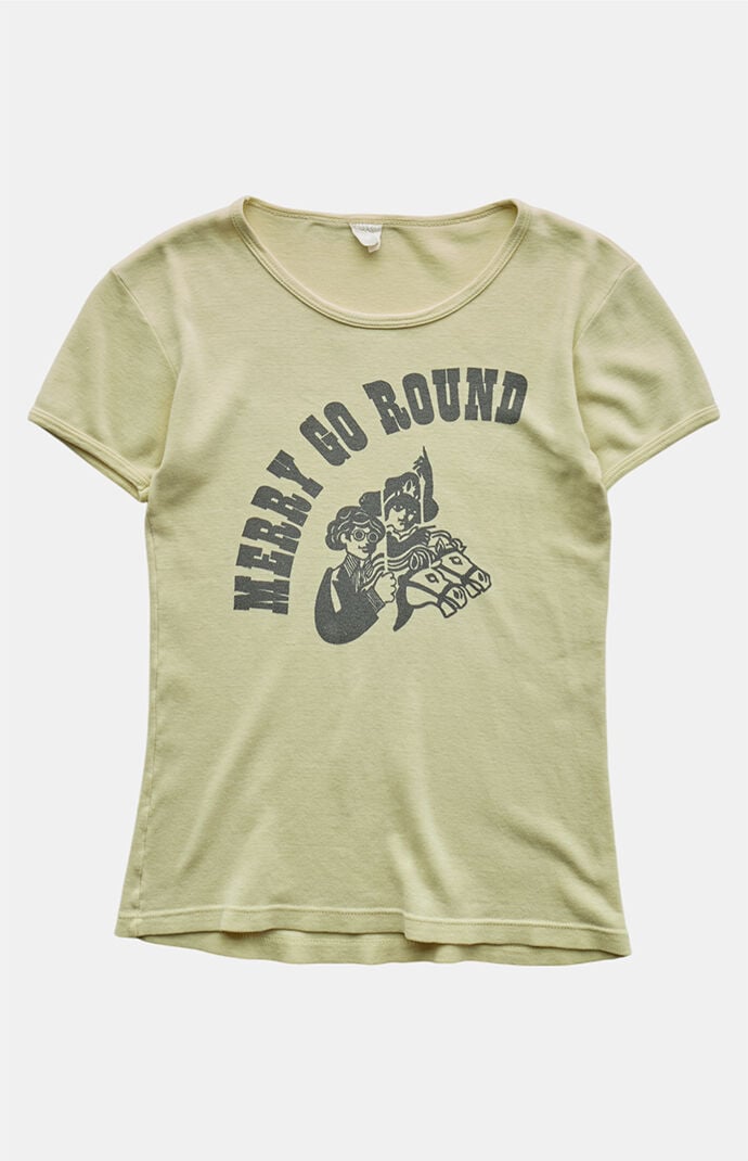 PS VINTAGE 80s Merry Go Round Baby Graphic T-Shirt