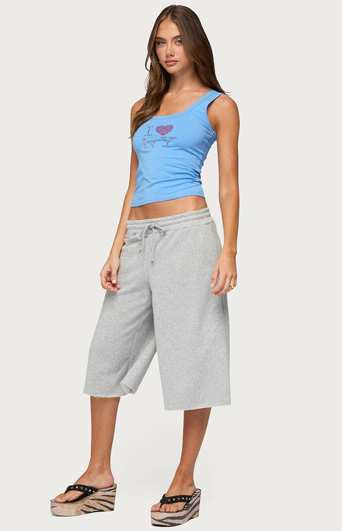 Edikted Camo Rush Oversized Bermuda Shorts