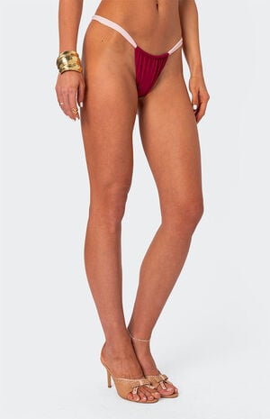 Leanna Contrast High Cut Bikini Bottom image number 5