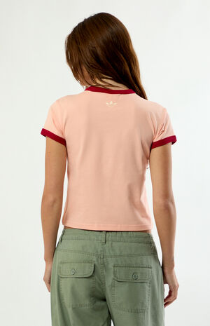 Pink 3 Graphic Baby Ringer T-Shirt image number 3