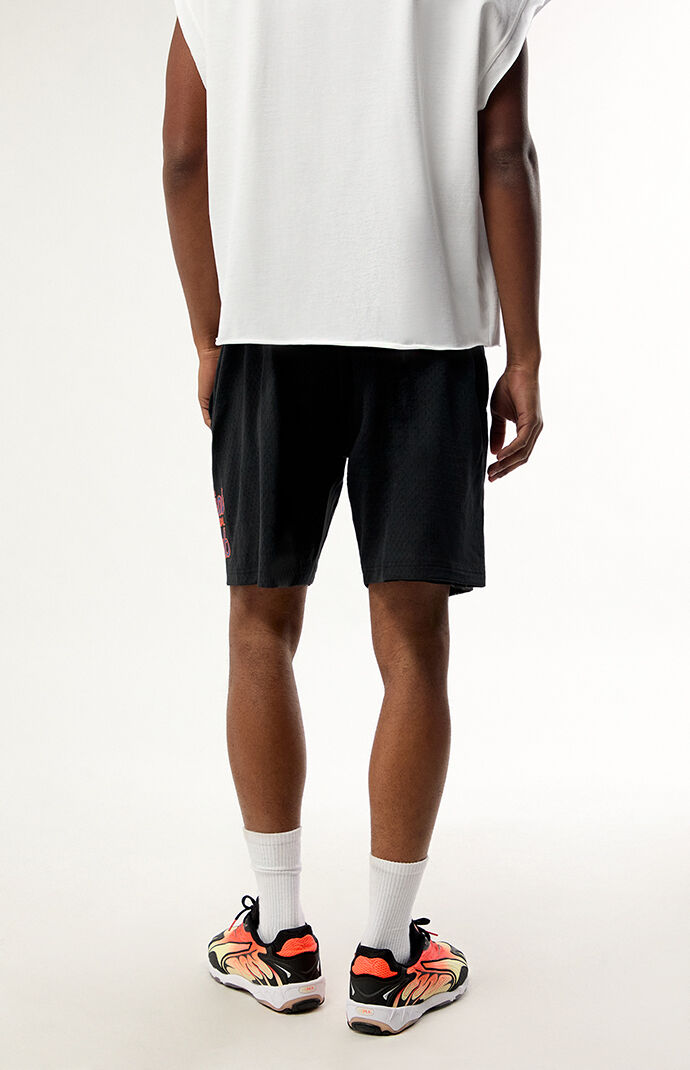 Mitchell & Ness NBA ASSC NY Knicks Basketball Shorts | Pacsun