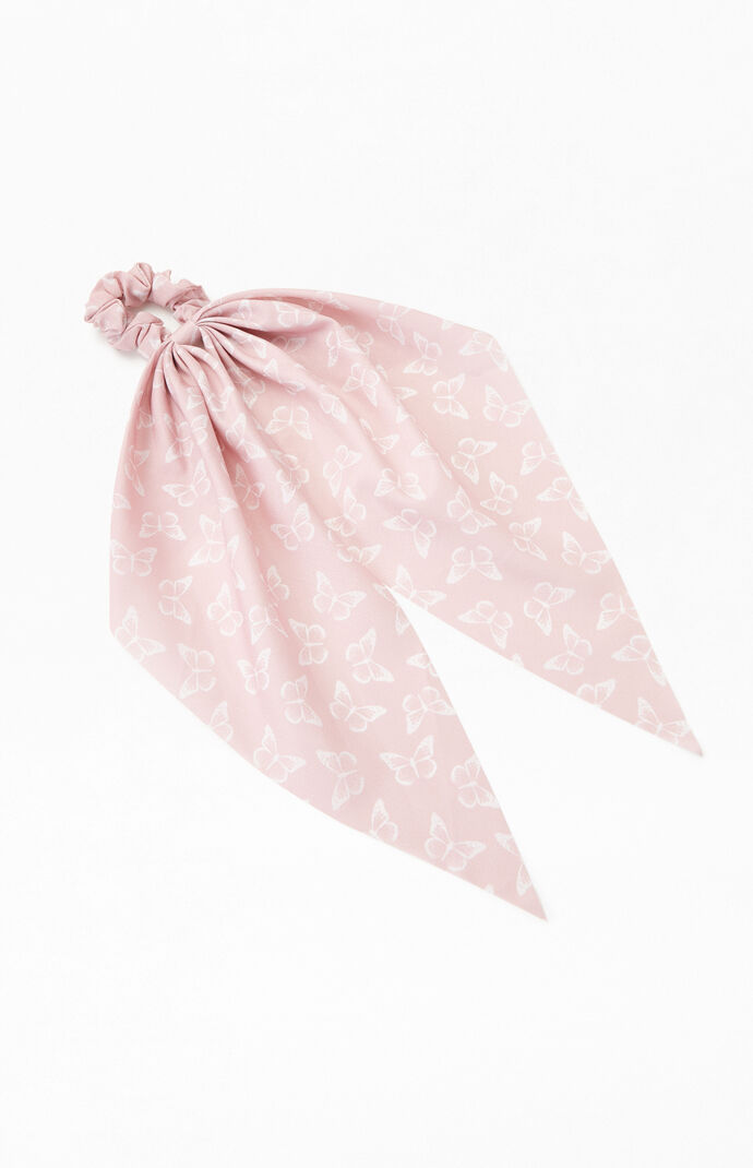 Tonal Butterfly Flowy Scrunchie