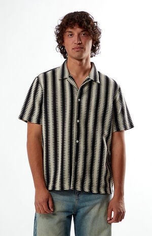 Escape Texture Woven Camp Shirt