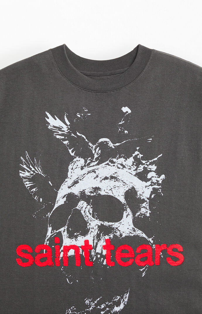 Pacsun Saint Tears Cropped Boxy T-Shirt | PacSun