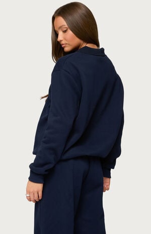Jayce Oversized Edikted Polo Sweatshirt image number 3