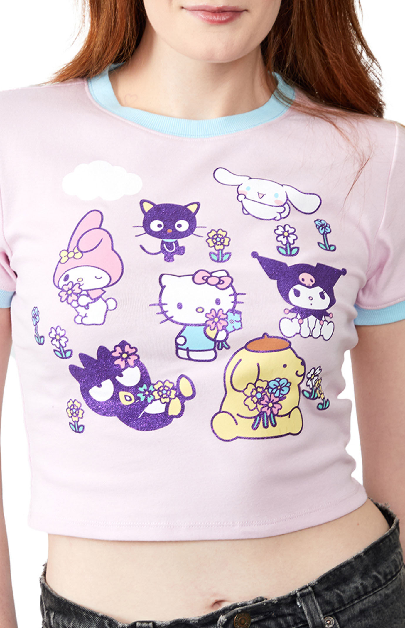 Hello Kitty & Friends Smell The Flowers Baby T-Shirt