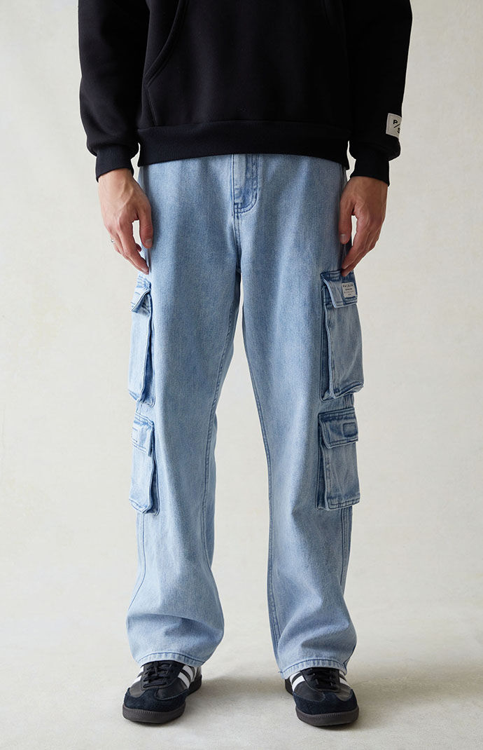 【YOURNUS】Coles Indigo Cargo Wide Denim YOURNUS】Coles Indigo Cargo Wide Denim (YOURNUS/デニム