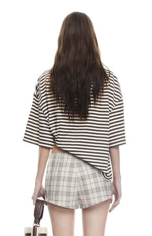 Bloom Striped Short Sleeve T-Shirt image number 3
