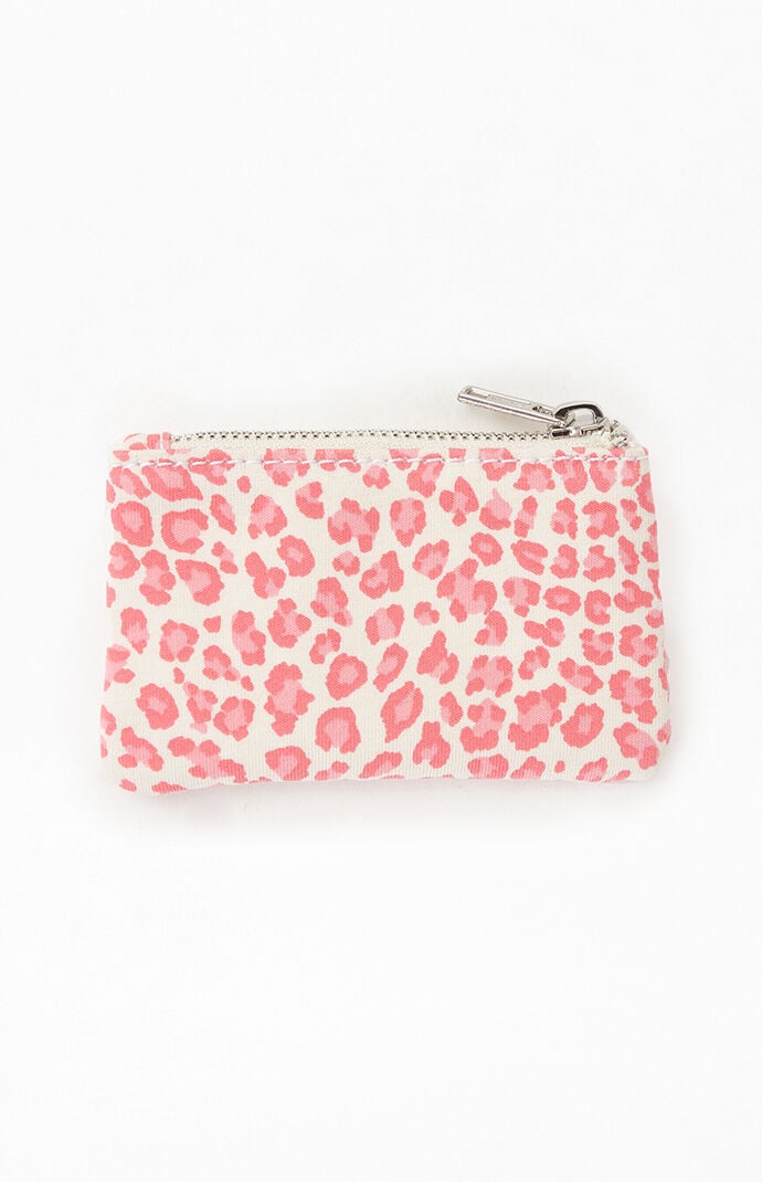 John Galt Pink Leopard Coin Purse PacSun