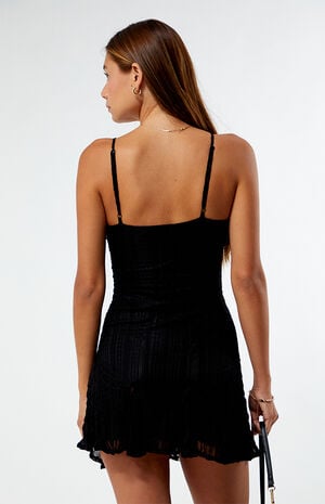 Mixed Lace Mini Dress image number 4