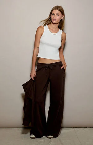 Ultra Soft Fleece Baggy Sweatpants image number 1