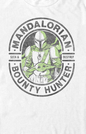 Stars Wars The Mandalorian Bounty Stamp T-Shirt image number 2