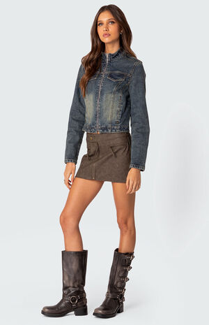 Scorpio Washed Denim Jacket image number 3