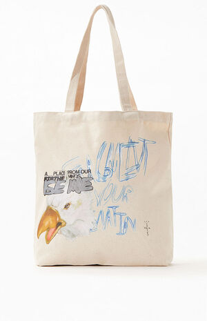 Travis Scott Cactus Jack x Fragment Flames Tote Bag | PacSun