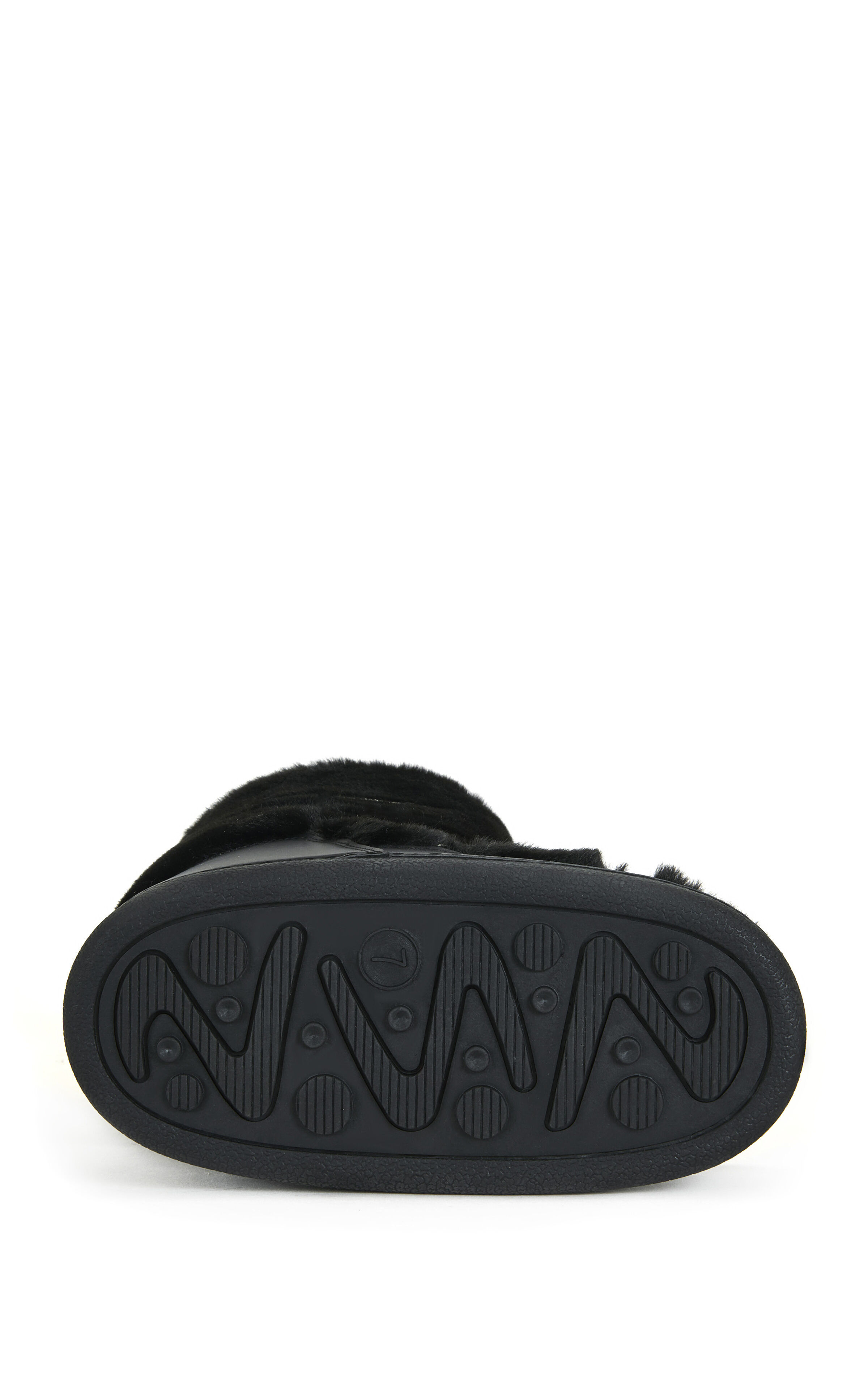 AZALEA WANG Women's Karmela Black Flatform Snow Booties