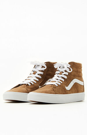 Brown Pig Suede Sk8-Hi Shoes image number 2