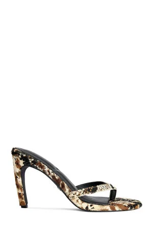 Women's Lewis Cream and Brown Stiletto Sandals image number 1