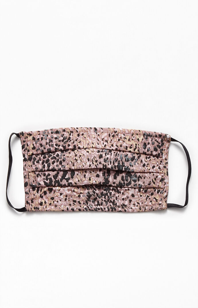 Sand Leopard Face Mask