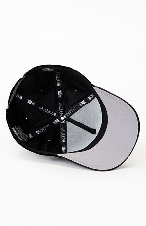 x PS Reserve Black Chicago White Sox 9FORTY Velvet Snapback Hat image number 5