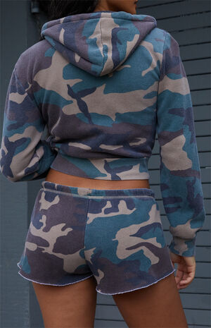 Camo Marcie Sweat Shorts image number 4