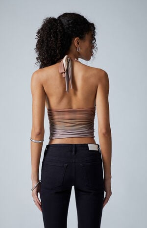 Vanessa Deep V Halter Top image number 4