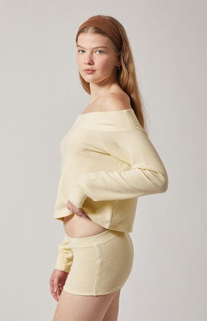 Active Aspen Waffle Knit Quinn Micro Shorts image number 3