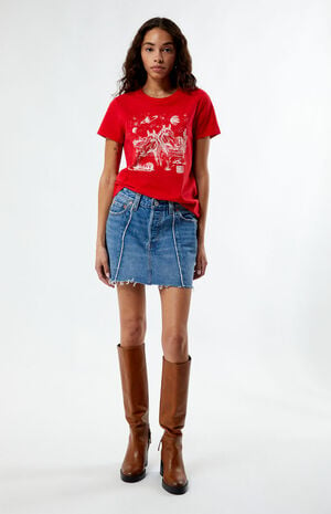 Recrafted Icon Denim Mini Skirt image number 3