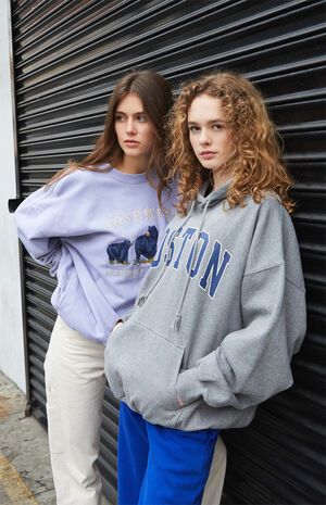 Light Blue Yosemite Crew Neck Sweatshirt image number 2