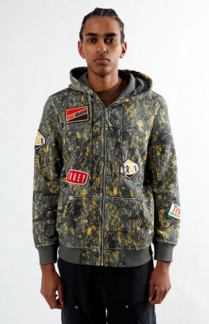 Big T Buddha Camo Full Zip Hoodie image number 1