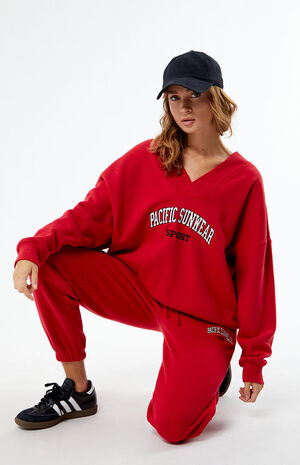 Pacific Sunwear Sport V-Neck Sweatshirt image number 3